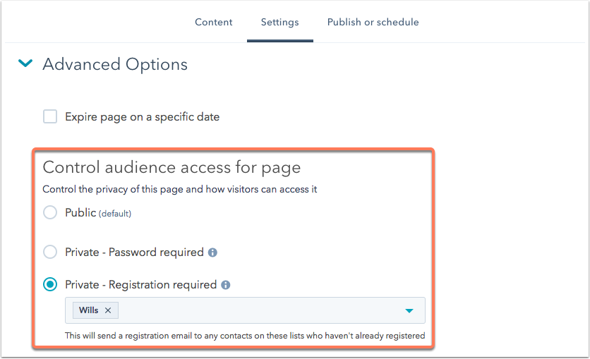control-audience-access-editor